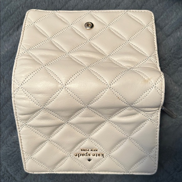 Kate Spade Quilted Beige Wallet - Picture 6 of 8